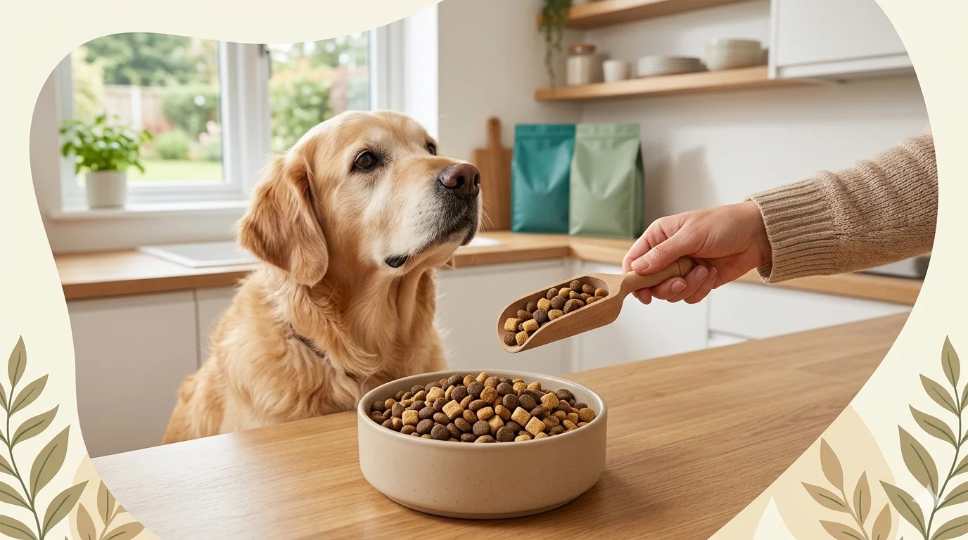 Mudança alimentar de cachorro idoso
