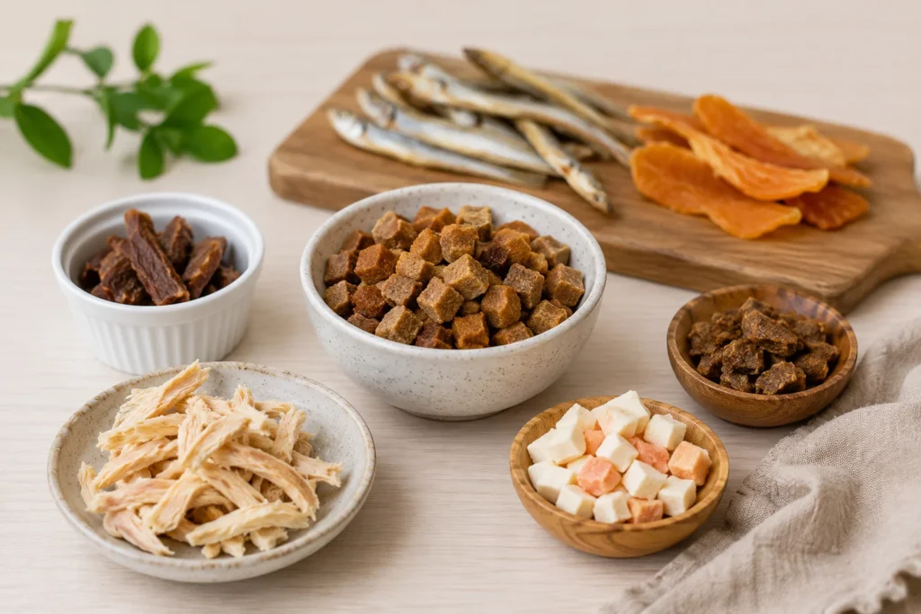 Petiscos naturais indicados para gatos idosos