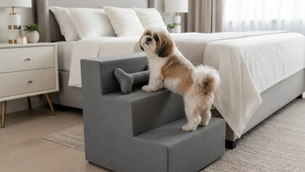 qual a melhor escada para cachorro idoso