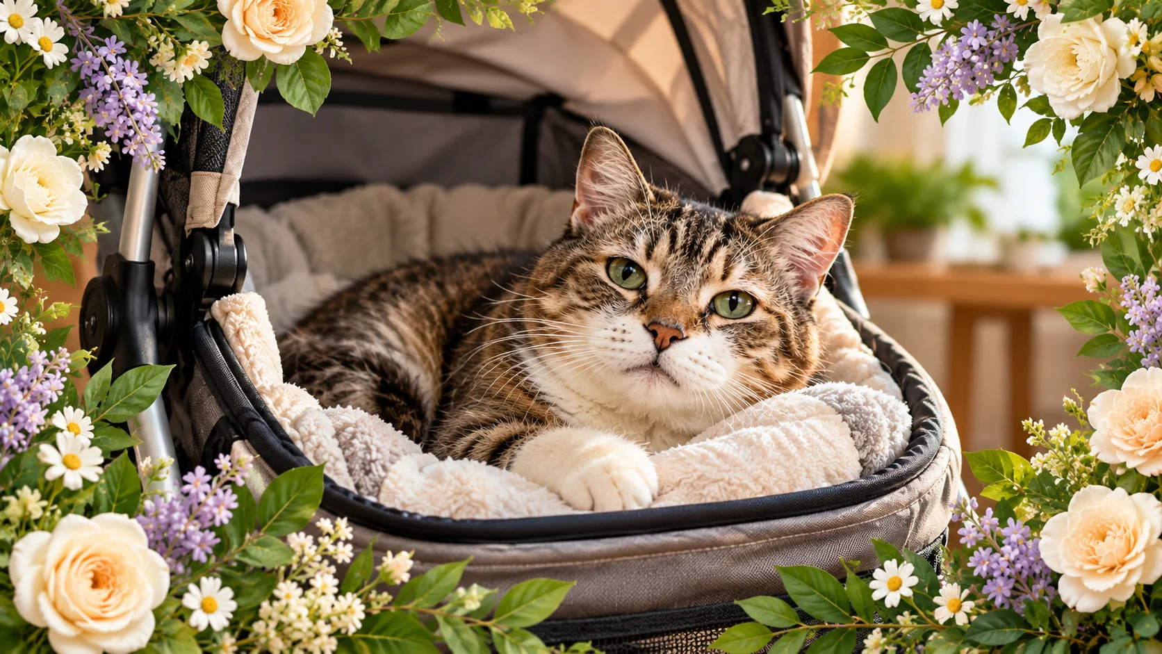 melhor carrinho de passeio para gato idoso proporcionando segurança absoluta, conforto sem impacto ortopédico e enriquecimento neurocognitivo profundo para felinos seniores.