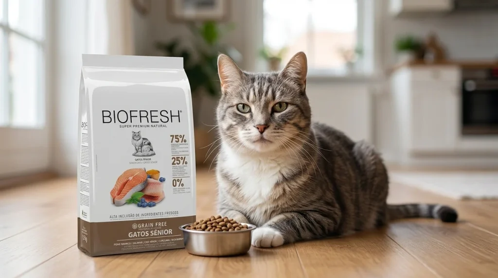 Quer saber se a ração Biofresh para gato idoso é boa? Confira nossa análise completa sobre ingredientes, benefícios e se vale a pena para o seu pet sênior.